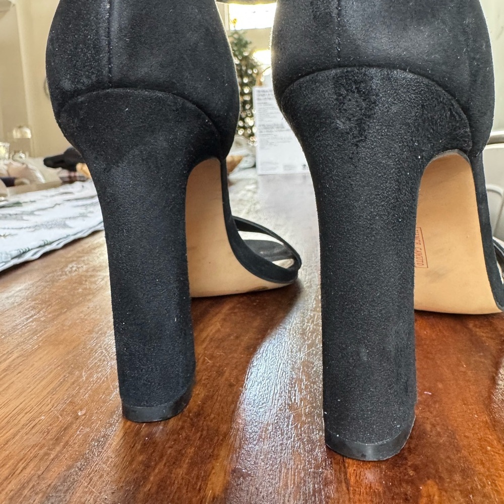Vince Camuto Black Strappy Heels - Picture 4 of 4